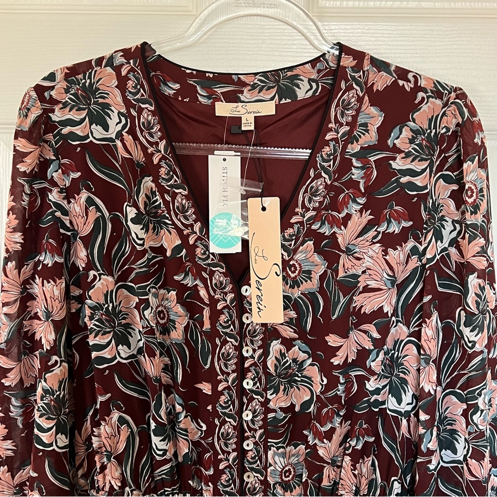 NWT Les Serein Stitch Fix dress sz. L - Picture 9 of 10
